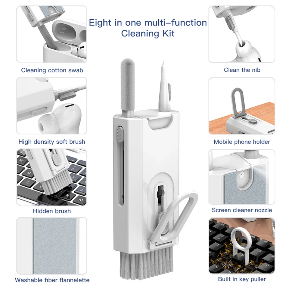 کیت تمیز کننده 8 کاره Multifunction